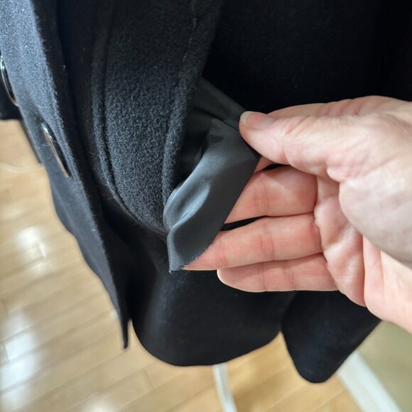 ESPRIT Outerwear Wool Double Breasted Coat Jacket Size Small - Picture 6 of 16